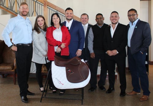 Netstar and Red Alert saddle tracker project team